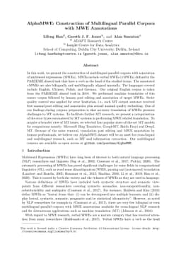 AlphaMWE: Construction of Multilingual Parallel Corpora with MWE
  Annotations