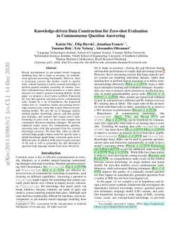 Knowledge-driven Data Construction for Zero-shot Evaluation in
  Commonsense Question Answering