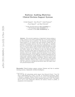 FairLens: Auditing Black-box Clinical Decision Support Systems
