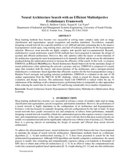 Neural Architecture Search with an Efficient Multiobjective Evolutionary
  Framework