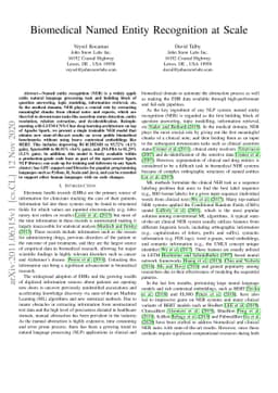 Biomedical Named Entity Recognition at Scale
