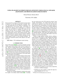 Using IPA-Based Tacotron for Data Efficient Cross-Lingual Speaker
  Adaptation and Pronunciation Enhancement
