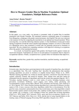 How to Measure Gender Bias in Machine Translation: Optimal Translators,
  Multiple Reference Points