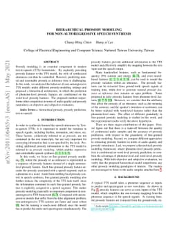 Hierarchical Prosody Modeling for Non-Autoregressive Speech Synthesis