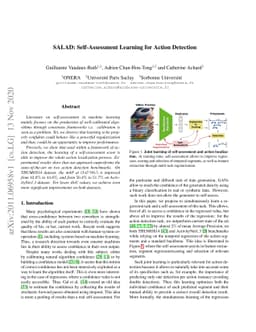 SALAD: Self-Assessment Learning for Action Detection