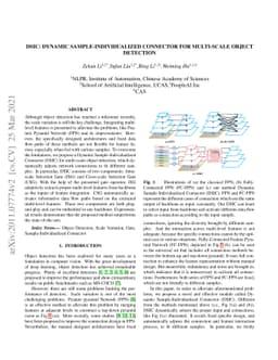 DSIC: Dynamic Sample-Individualized Connector for Multi-Scale Object
  Detection