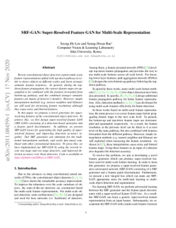 SRF-GAN: Super-Resolved Feature GAN for Multi-Scale Representation