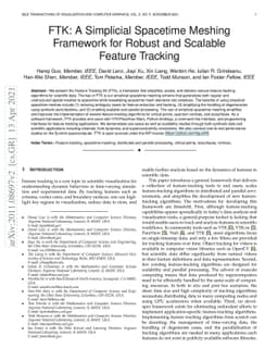 FTK: A Simplicial Spacetime Meshing Framework for Robust and Scalable
  Feature Tracking