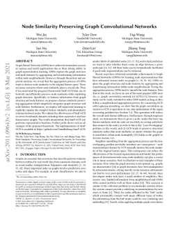 Node Similarity Preserving Graph Convolutional Networks
