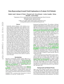 Data Representing Ground-Truth Explanations to Evaluate XAI Methods
