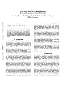 LOss-Based SensiTivity rEgulaRization: towards deep sparse neural
  networks