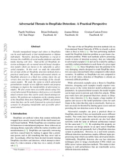Adversarial Threats to DeepFake Detection: A Practical Perspective