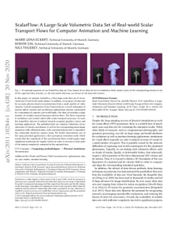 ScalarFlow: A Large-Scale Volumetric Data Set of Real-world Scalar
  Transport Flows for Computer Animation and Machine Learning