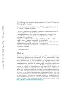 Crowdsourcing Airway Annotations in Chest Computed Tomography Images