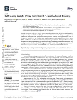 Rethinking Weight Decay For Efficient Neural Network Pruning