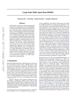 Large-Scale Multi-Agent Deep FBSDEs