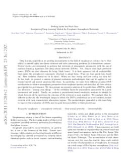 Peeking inside the Black Box: Interpreting Deep Learning Models for
  Exoplanet Atmospheric Retrievals