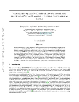 condLSTM-Q: A novel deep learning model for predicting Covid-19
  mortality in fine geographical Scale