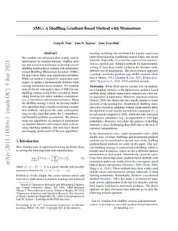 SMG: A Shuffling Gradient-Based Method with Momentum