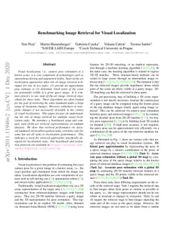 Benchmarking Image Retrieval for Visual Localization