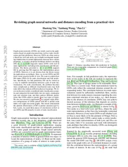 Revisiting graph neural networks and distance encoding from a practical
  view