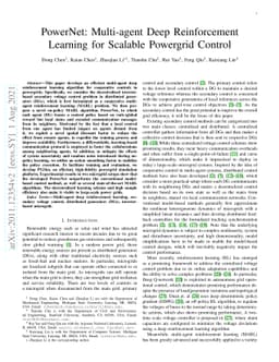 PowerNet: Multi-agent Deep Reinforcement Learning for Scalable Powergrid
  Control