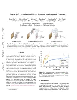 Sparse R-CNN: End-to-End Object Detection with Learnable Proposals