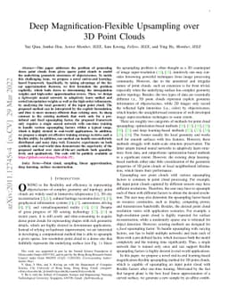 Deep Magnification-Flexible Upsampling over 3D Point Clouds