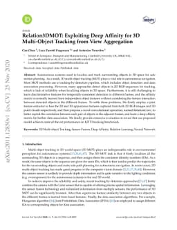 Relation3DMOT: Exploiting Deep Affinity for 3D Multi-Object Tracking
  from View Aggregation
