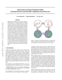 Equivariant Learning of Stochastic Fields: Gaussian Processes and
  Steerable Conditional Neural Processes
