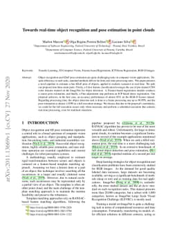 Towards real-time object recognition and pose estimation in point clouds