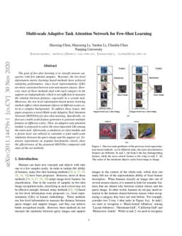 Multi-scale Adaptive Task Attention Network for Few-Shot Learning