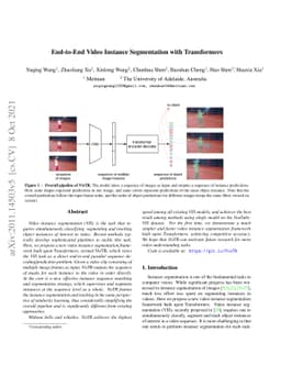 End-to-End Video Instance Segmentation with Transformers