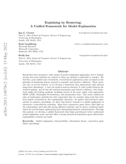 Explaining by Removing: A Unified Framework for Model Explanation