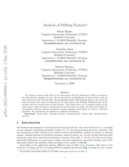 Analysis of Drifting Features