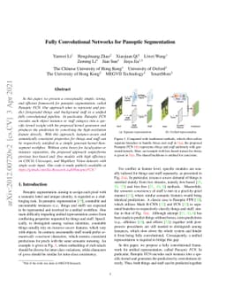 Fully Convolutional Networks for Panoptic Segmentation