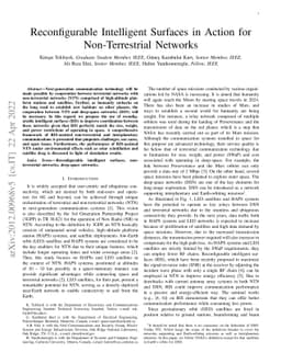 Reconfigurable Intelligent Surfaces in Action for Non-Terrestrial
  Networks