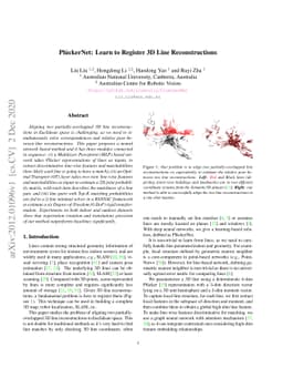 PlueckerNet: Learn to Register 3D Line Reconstructions