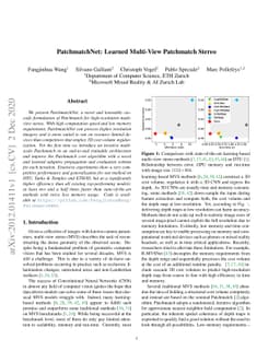PatchmatchNet: Learned Multi-View Patchmatch Stereo