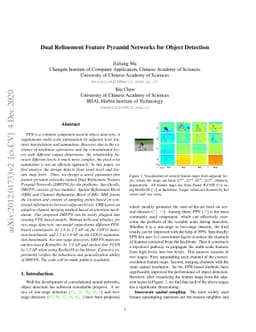 Dual Refinement Feature Pyramid Networks for Object Detection