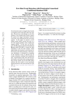 Few-Shot Event Detection with Prototypical Amortized Conditional Random
  Field