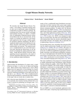 Graph Mixture Density Networks