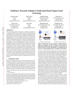 FedSiam: Towards Adaptive Federated Semi-Supervised Learning