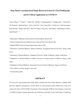Deep Metric Learning-based Image Retrieval System for Chest Radiograph
  and its Clinical Applications in COVID-19