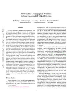 3DIoUMatch: Leveraging IoU Prediction for Semi-Supervised 3D Object
  Detection