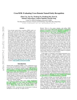 CrossNER: Evaluating Cross-Domain Named Entity Recognition