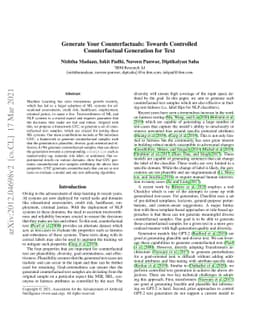 Generate Your Counterfactuals: Towards Controlled Counterfactual
  Generation for Text