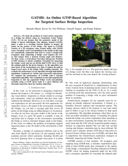 GATSBI: An Online GTSP-Based Algorithm for Targeted Surface Bridge
  Inspection