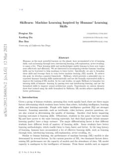 Skillearn: Machine Learning Inspired by Humans' Learning Skills