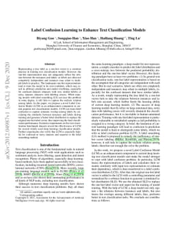 Label Confusion Learning to Enhance Text Classification Models